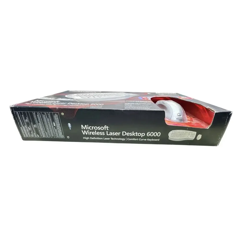 Microsoft Wireless Laser Desktop 6000 Comfort Curve Keyboard & Mouse
